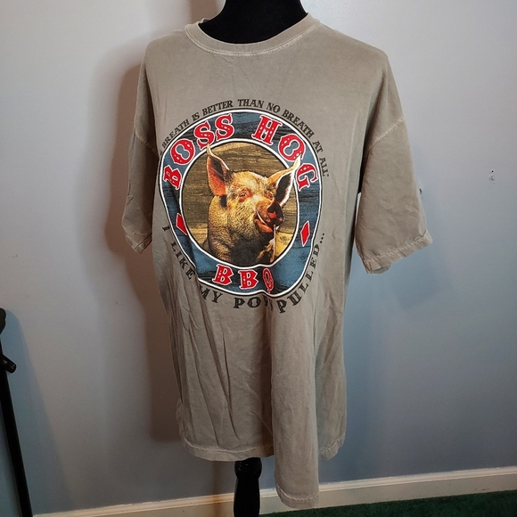 Men's Comfort Colors Size Large Hogs Breath Destin Charcoal Color - Picture 1 of 9